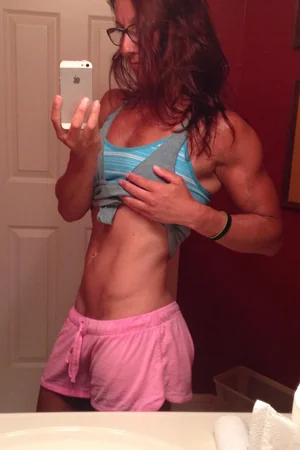Lingerie Selfie Of Mature Fit Girl — photo 26