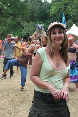 American Milf Constantly Flashes Tits — photo 120