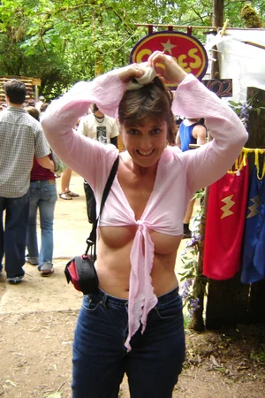 American Milf Constantly Flashes Tits — photo 27