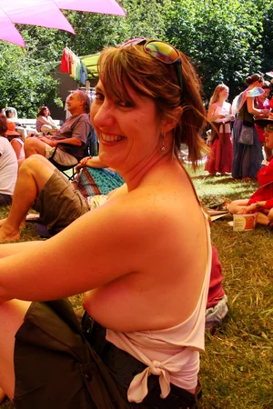 American Milf Constantly Flashes Tits — photo 69
