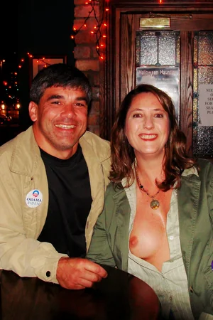 American Milf Constantly Flashes Tits — photo 92
