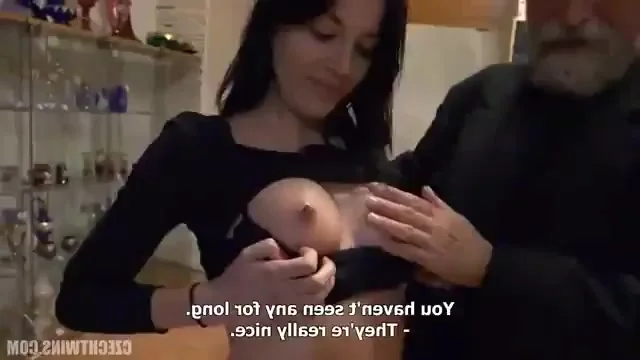 Czech Slut Fucked Old Man
